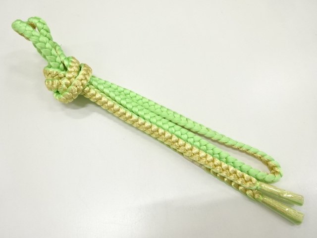 未使用品　正絹　手組帯締め